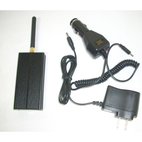 Black High Power Portable Anti - Spy GPS Jammer - Click Image to Close